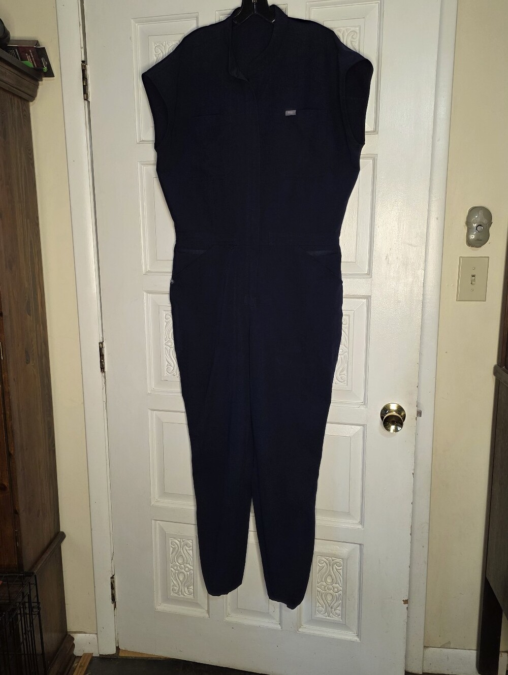 Figs Technical Collection Navy Women's Scrub Jumpsuit Size XL